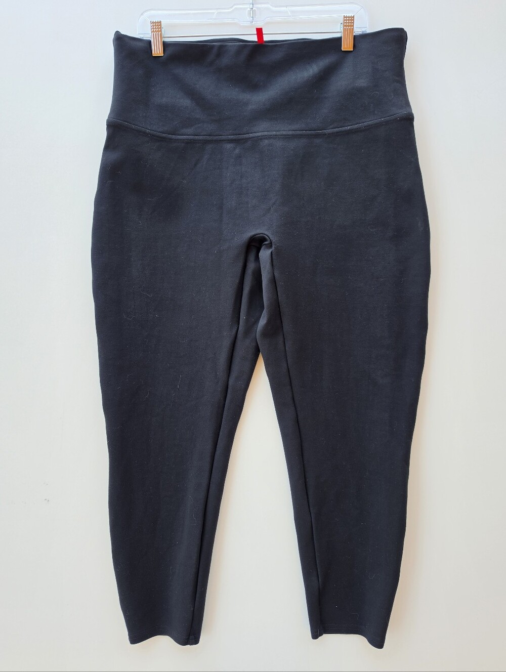 Spanx Classic Black Plus Size High Rise Cropped Leggings